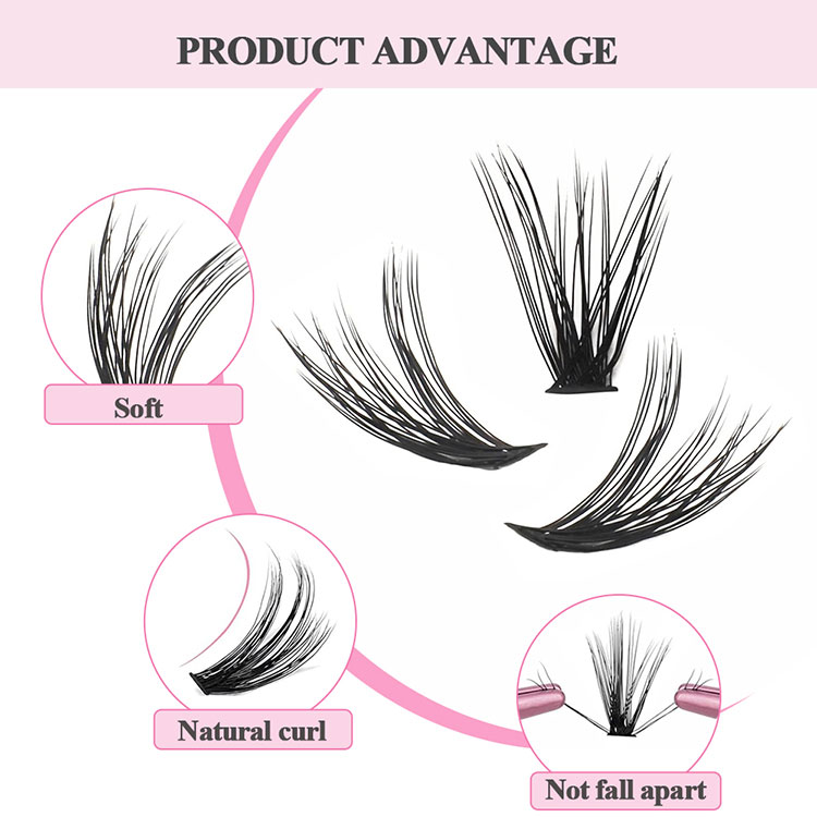 Heat Bonded Lash Clusters